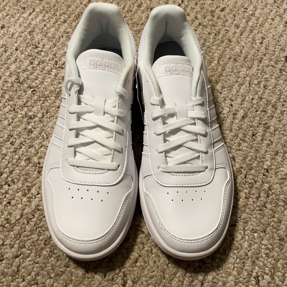 White Adidas sneakers!